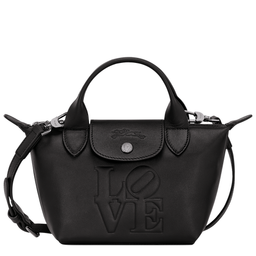 Longchamp x Robert Indiana XS Handbag , Black - Leather - View 1 of  5