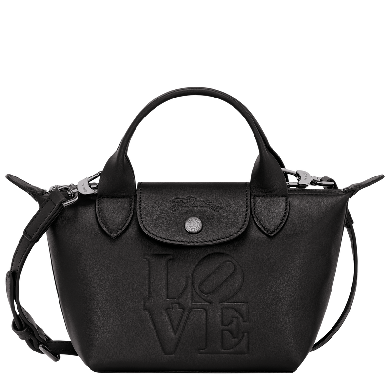 Longchamp x Robert Indiana XS Handbag , Black - Leather  - View 1 of  5