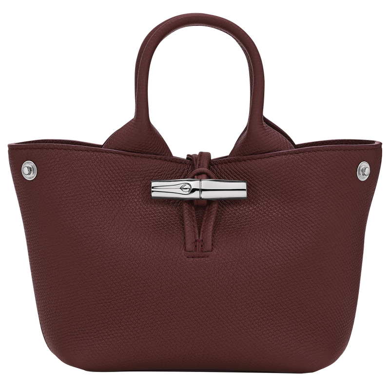 Le Roseau XS Handbag , Burgundy - Leather  - View 5 of  8