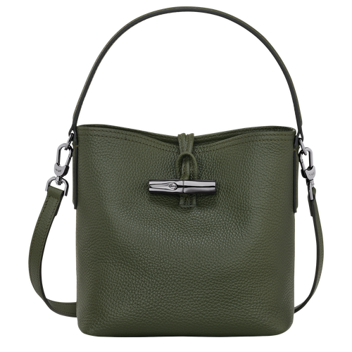 Roseau Essential XS Bucket bag , Khaki - Leather - View 1 of  5