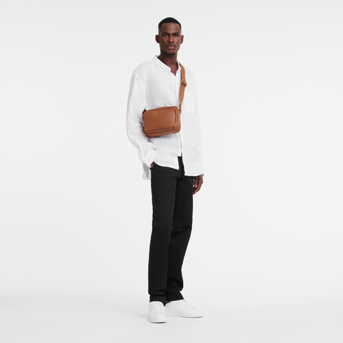 Le Foulonn S Camera bag Caramel Leather Longchamp TH