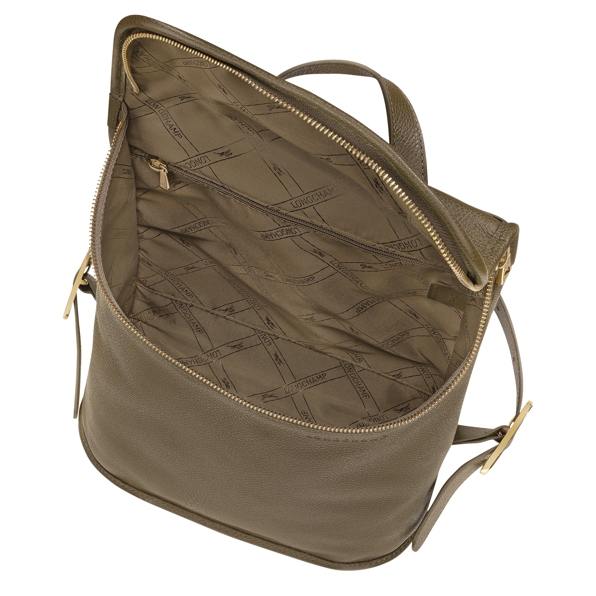 Backpack M, Caper - View 5 of
6 - zoom in Le Foulonné Backpack M, Caper