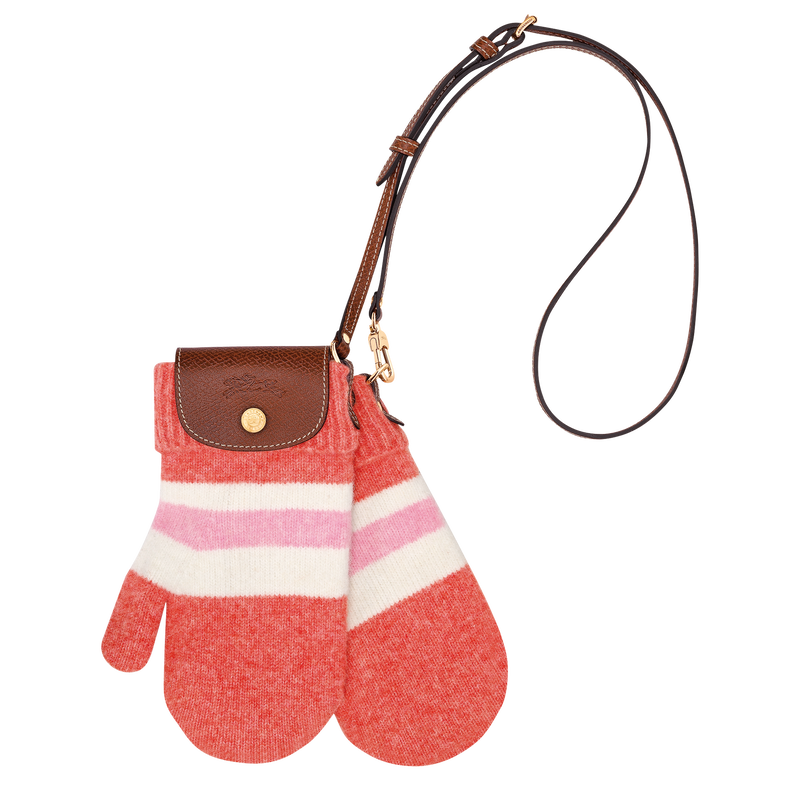 Le Pliage Collection XS Mittens bag , Coral/Pink - Canvas  - View 1 of  2