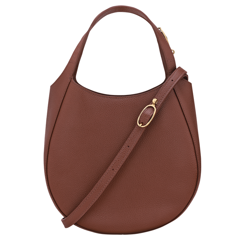 Le Foulonné S Handbag , Coffee - Leather  - View 4 of  7