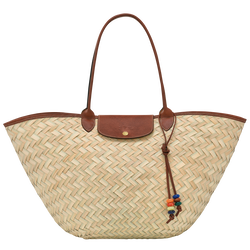 Le Panier Pliage XL Basket bag , Brown - OTHER