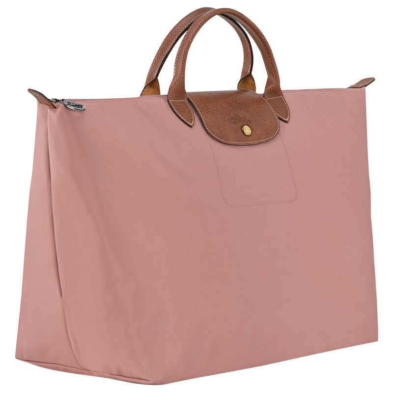 Le Pliage Original L Travel bag , Pink Tea - Recycled canvas  - View 3 of  7