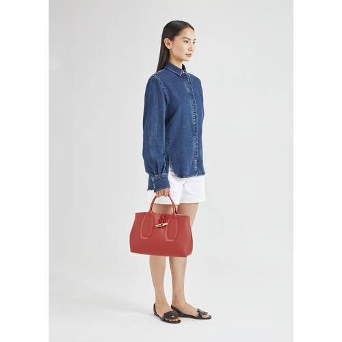 longchamp roseau top handle bag