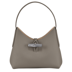 Roseau S Hobo bag , Turtledove - Leather