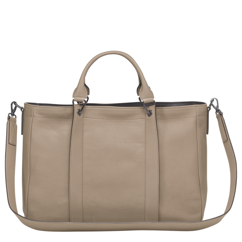 Longchamp 3D L Handbag Brown - Leather (L1285772315) | Longchamp TH
