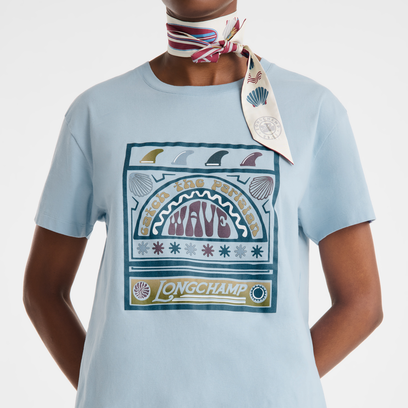 T-shirt , Sky Blue - Jersey  - View 4 of  4