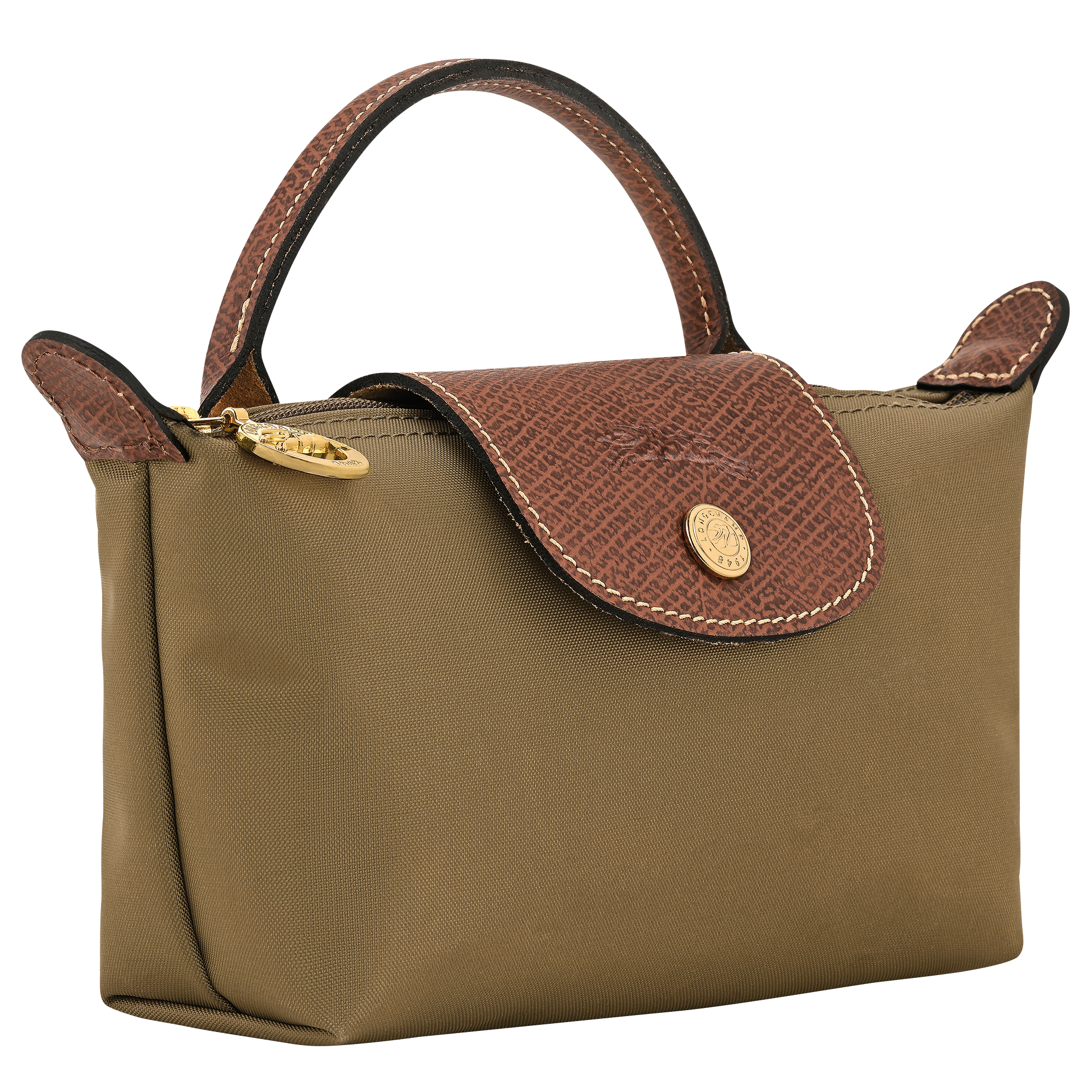 Le Pliage Original Pouch with handle, Olive
