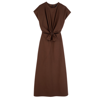 Dress , Chocolate - Popelin