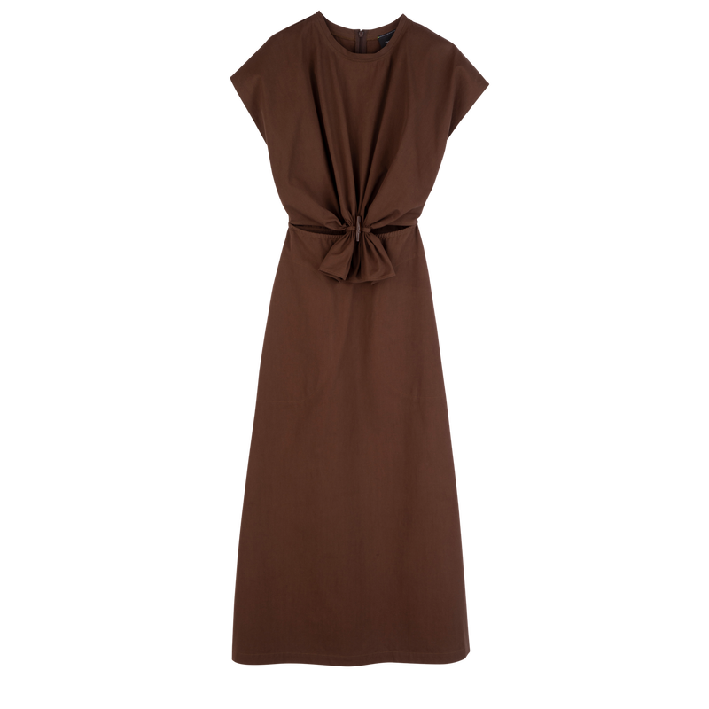 Dress , Chocolate - Popelin  - View 1 of  5