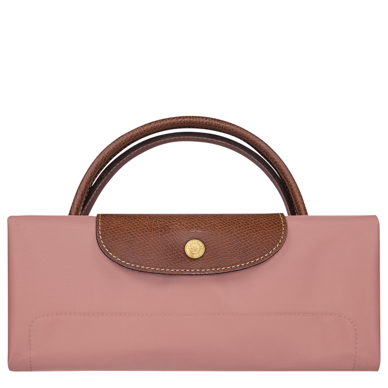 Le Pliage Original L Travel bag , Pink Tea - Recycled canvas  - View 7 of  7