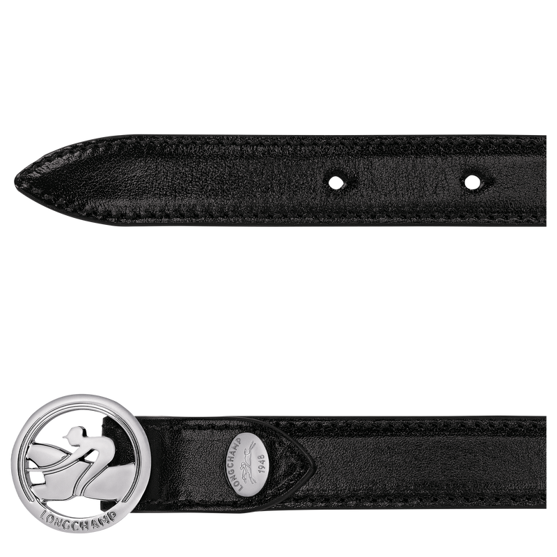 Ladies' belt , Black - Leather  - View 3 of  3