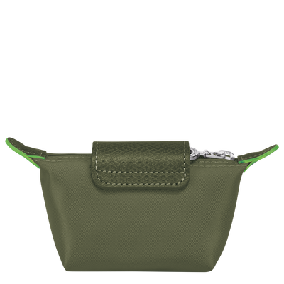 Le Pliage Green Coin purse , Forest - Recycled canvas