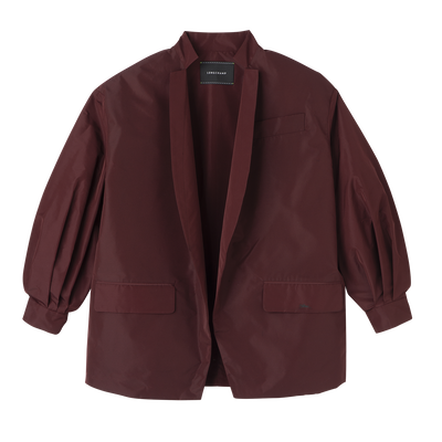 Kimono jacket , Burgundy - Technical taffeta