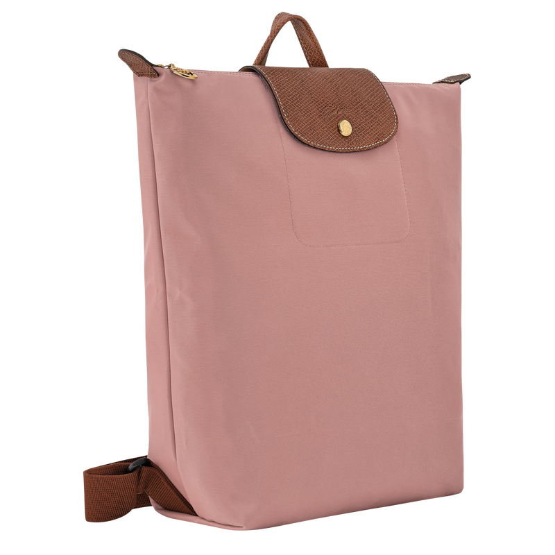 Le Pliage Original M Backpack , Pink Tea - Recycled canvas  - View 3 of  7
