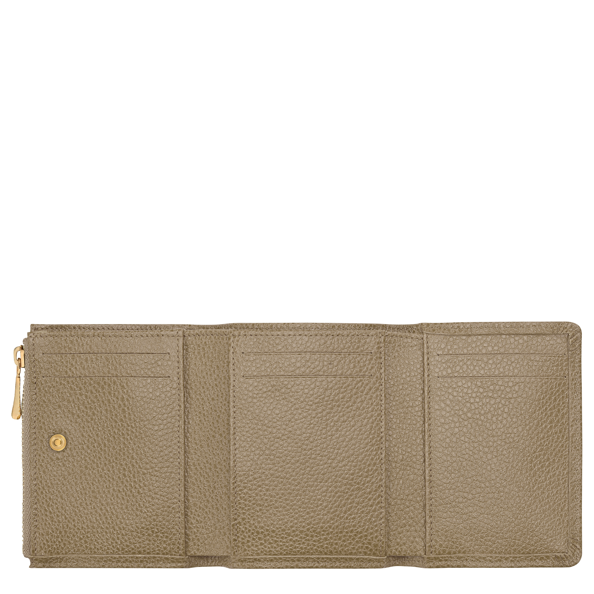 Le Foulonn&eacute; Compact wallet, Lichen
