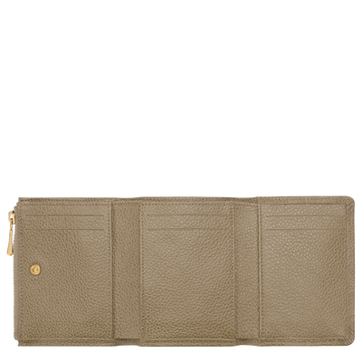 Le Foulonn&eacute; Compact wallet, Lichen