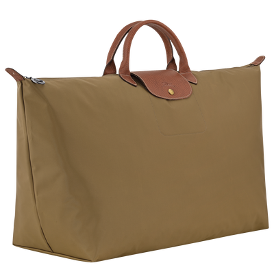 Le Pliage Original XL Travel bag , Olive - Recycled canvas