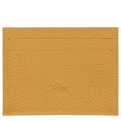 Le Foulonné Card holder , Nutmeg - Leather
