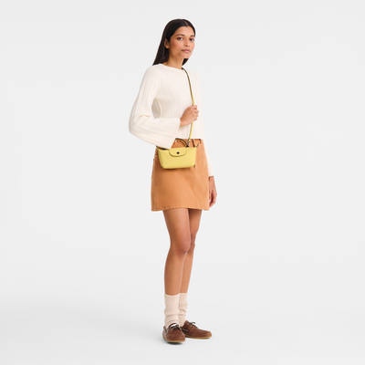 Le Pliage Xtra XS Pouch , Lime - Leather