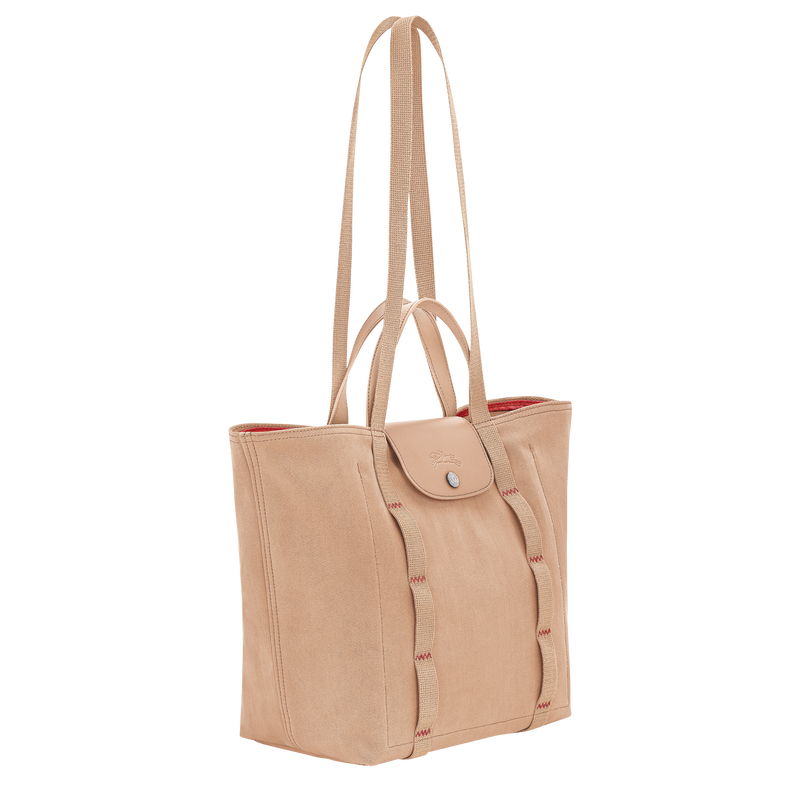Le Pliage Collection M Tote bag , Beige - Canvas  - View 3 of  6