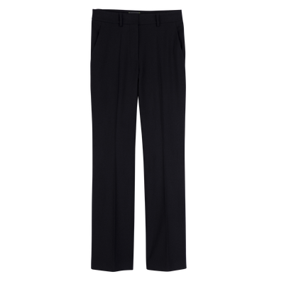 Trousers , Navy - Flannel