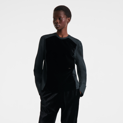 null Blouse, Black