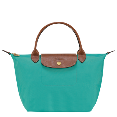 Le Pliage Original S Handbag , Turquoise - Recycled canvas