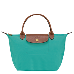 Le Pliage Original S Handbag , Turquoise - Recycled canvas