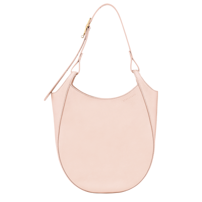 Le Foulonn&eacute; L Hobo bag , Cream - Leather