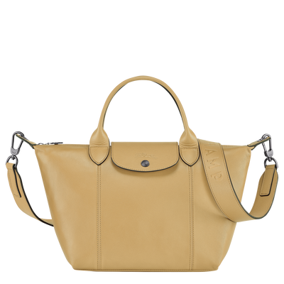 Longchamp beige leather bag online