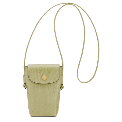 &Eacute;pure Phone case with leather lace, Almond Green
