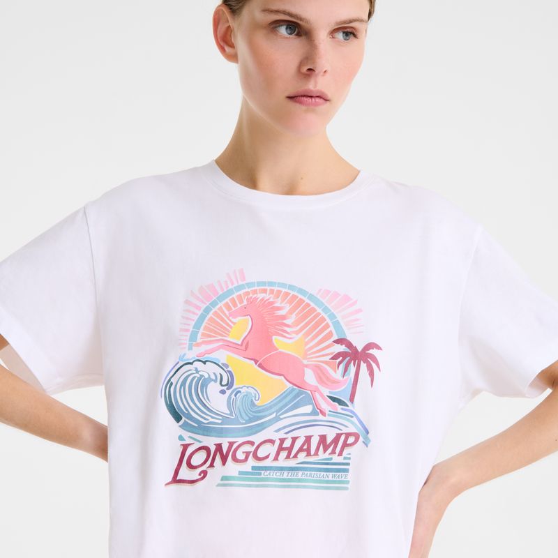 T-shirt , White - Jersey  - View 4 of  4