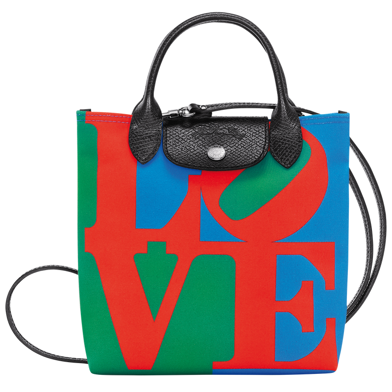 Longchamp x Robert Indiana XS Crossbody bag Red Canvas