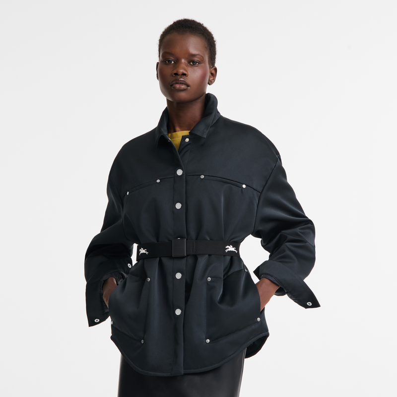 Ladies' belt , Black - Canvas  - View 2 of  2