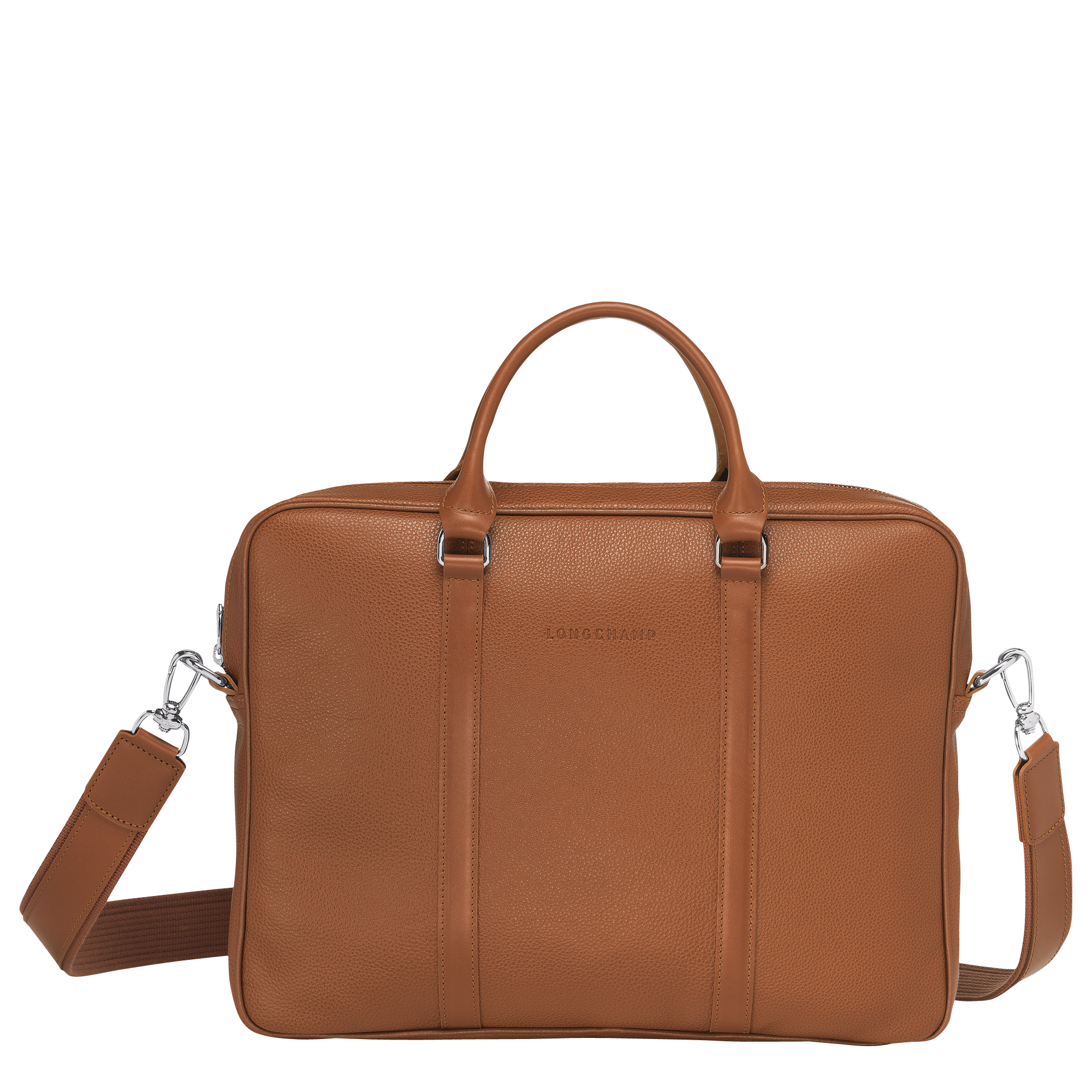 Briefcase XS, Caramel - View 1 of 
        5 - zoom in Le Foulonné Briefcase XS, Caramel