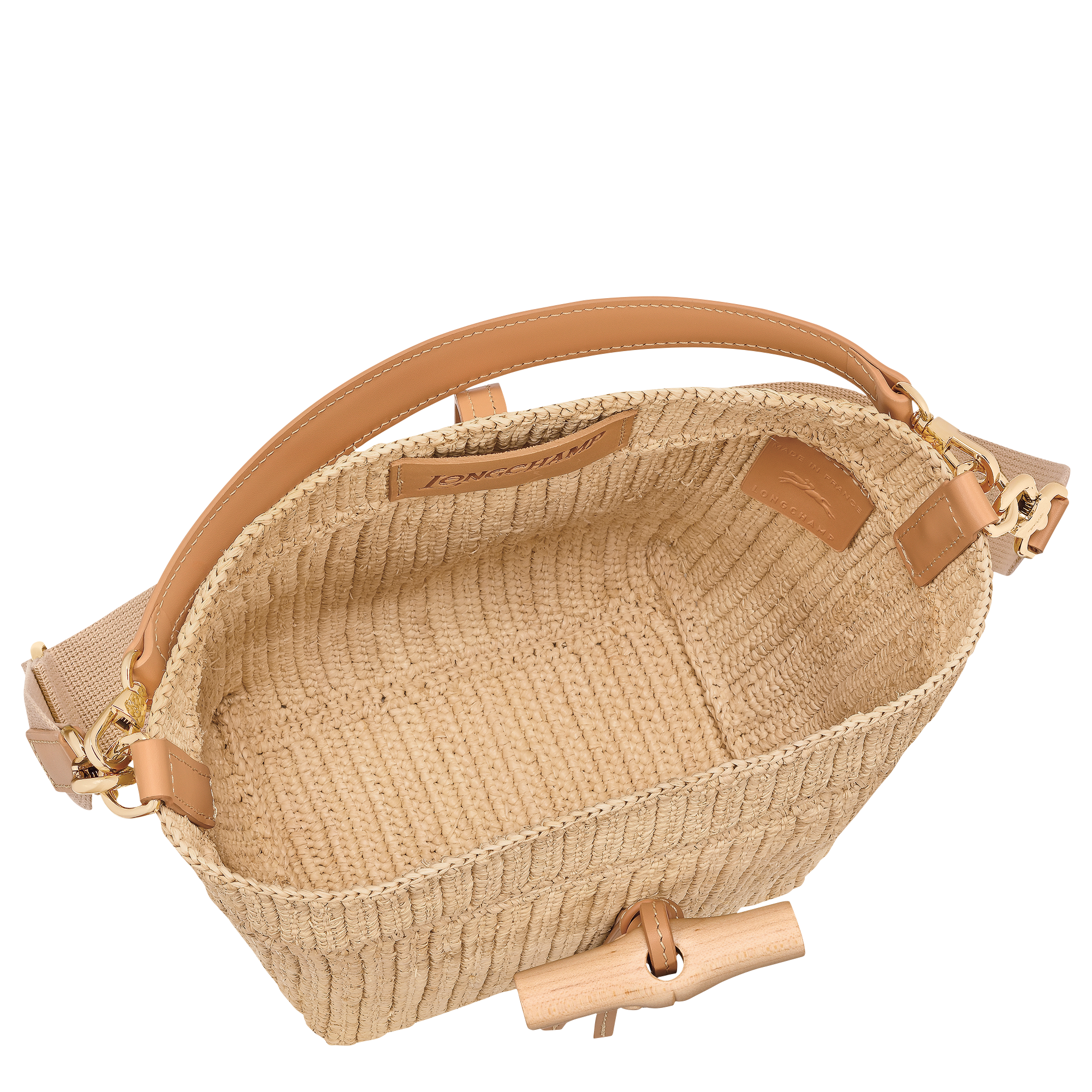 Le Roseau Bucket bag XS, Vegetal