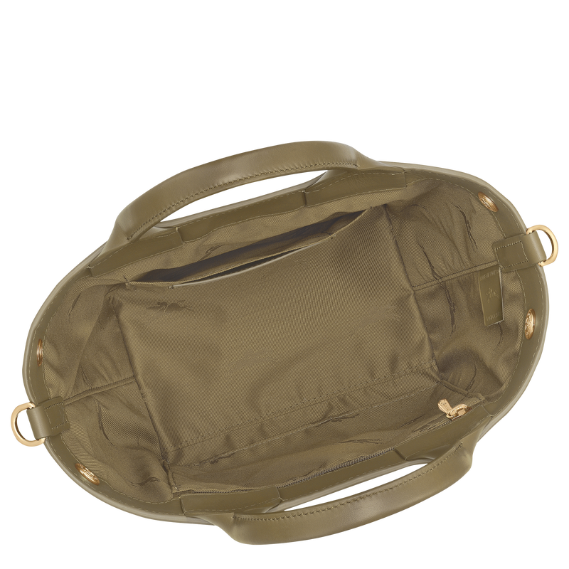 Le Roseau S Handbag , Olive - Leather  - View 6 of  7