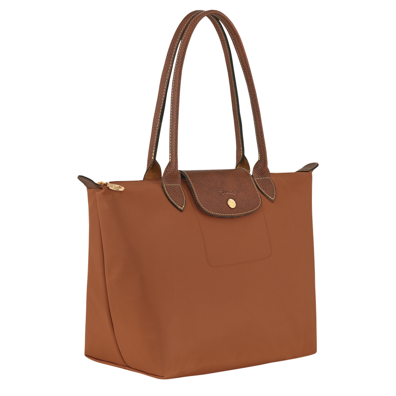 Le Pliage Original M Tote bag , Cognac - Recycled canvas  - View 3 of  7