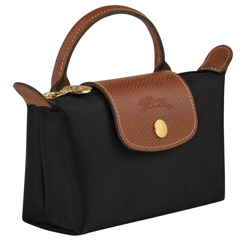 Le Pliage Original Pouch , Black - Recycled canvas  - View 3 of  6