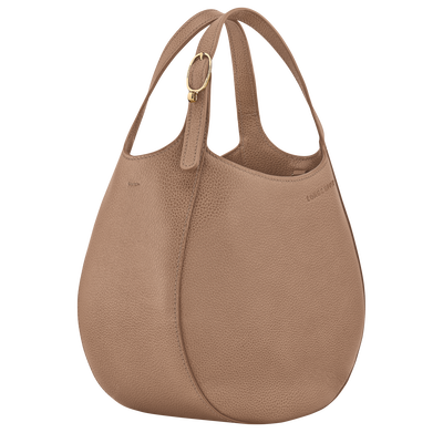 Le Foulonné S Handbag , Biscuit - Leather