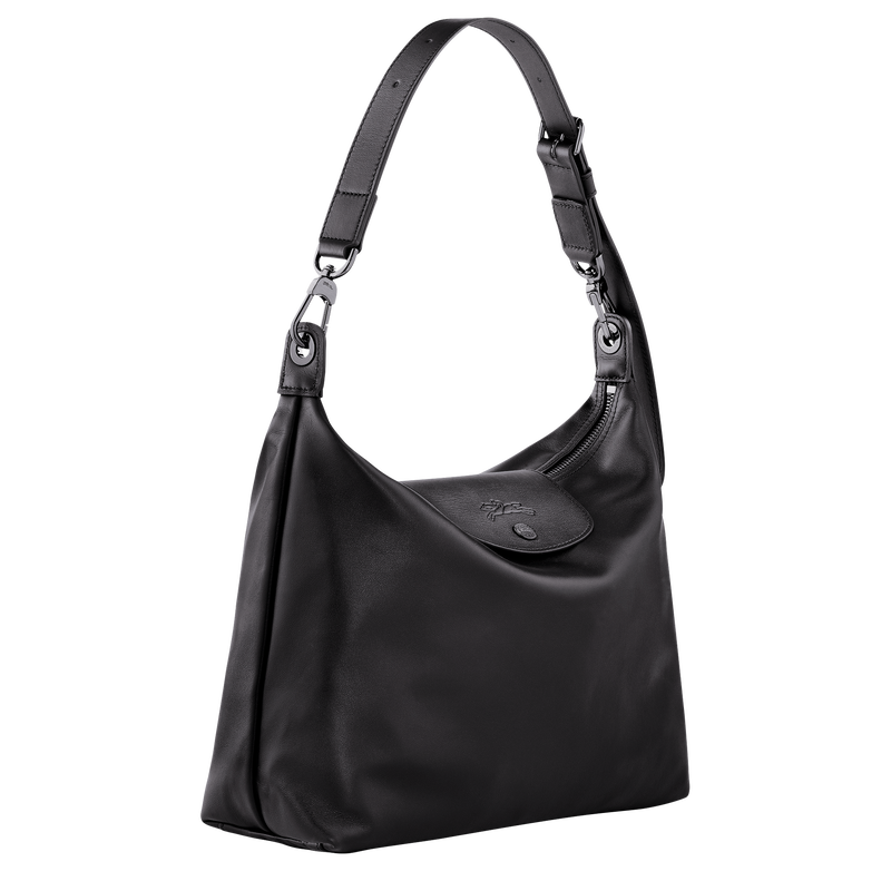 Longchamp black 2025 shoulder bag
