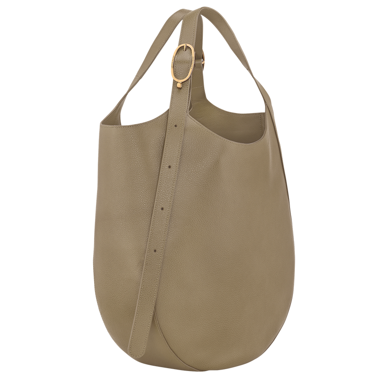 Le Foulonn&eacute; XL Tote bag , Lichen - Leather  - View 3 of  6