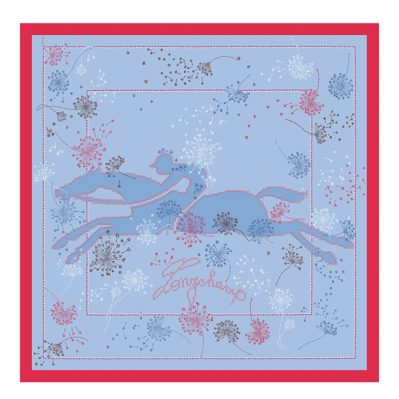 Douce Cavalcade Silk scarf 50 , Wave - Silk  - View 1 of  2