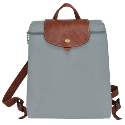 Le Pliage Original M Backpack , Steel - Recycled canvas