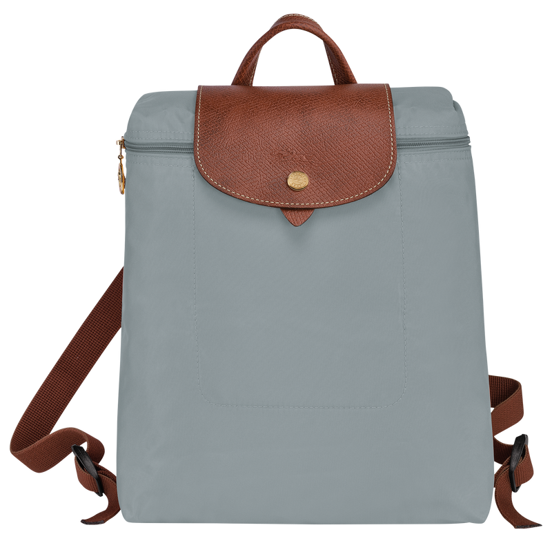 Le Pliage Original M Backpack Steel Recycled canvas Longchamp TH