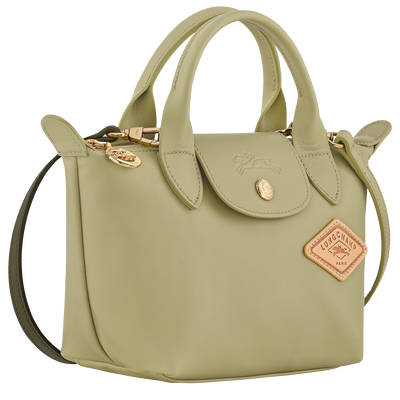 Le Pliage Xtra XS Handbag , Almond Green - Leather